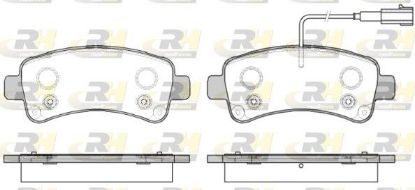 Brake Pad Set, disc brake PSA - 16 124 340 80