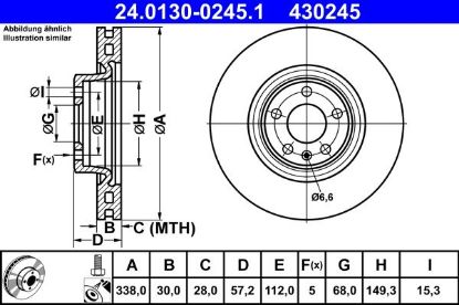 Brake Disc VAG - 8W0 615 301 P