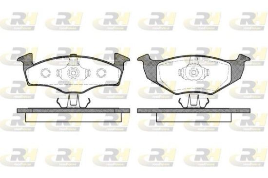 Brake Pad Set, disc brake VAG - 6N0 698 151C