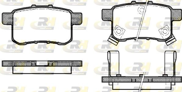 Brake Pad Set, disc brake Honda Accord 08 43022-TA0-A000