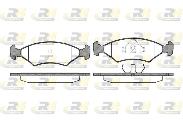 Brake Pad Set, disc brake Ford ESCORT,FIESTA 86-90 esim
