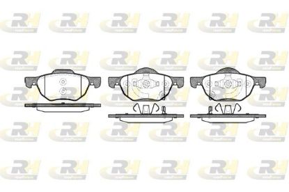 Brake Pad Set, disc brake HONDA - 45022-SEA-E01