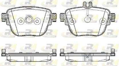 Brake Pad Set, disc brake MERCEDES-BENZ - 000 420 62 00