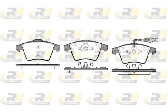 Brake Pad Set, disc brake VAG - 7H0 698 151C
