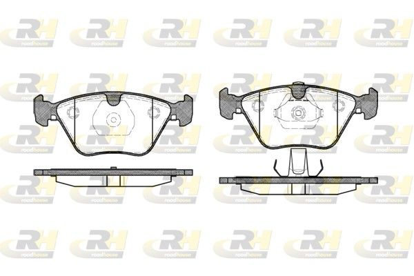 Brake Pad Set, disc brake Jaguar XJ8 01-03 esim.