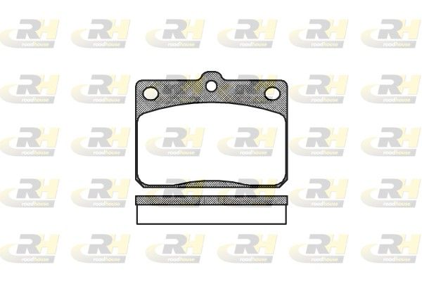 Brake Pad Set, disc brake Daihatsu Charmant 81-83 esim.