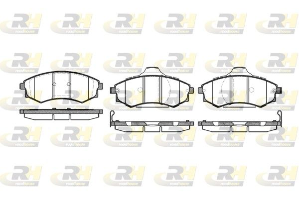 Brake Pad Set, disc brake Hyundai ELANTRA,SONATA 98-02