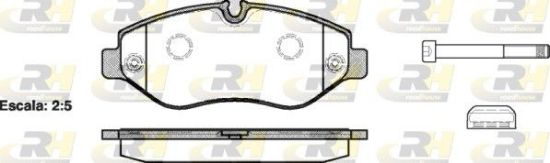 Brake Pad Set, disc brake MERCEDES-BENZ - 906 421 04 00