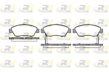 Brake Pad Set, disc brake HONDA - 45022-SR3-V11