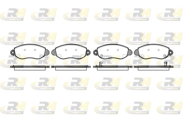 Brake Pad Set, disc brake FORD - 4 077 636