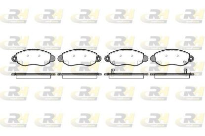 Brake Pad Set, disc brake FORD - 4 077 636