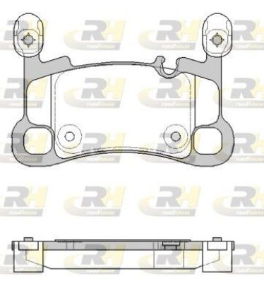 Brake Pad Set, disc brake Porsche
