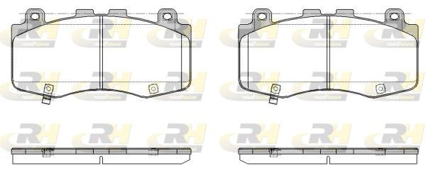 Brake Pad Set, disc brake GRAND CHEROKEE (01/2010-