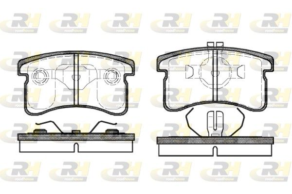 Brake Pad Set, disc brake Daihatsu 90-98 esim.