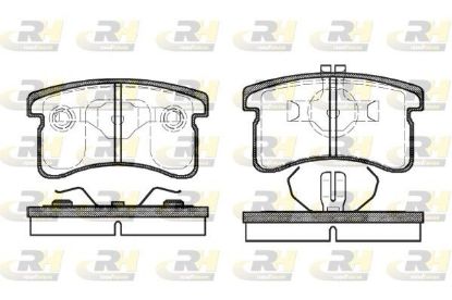 Brake Pad Set, disc brake Daihatsu 90-98 esim.