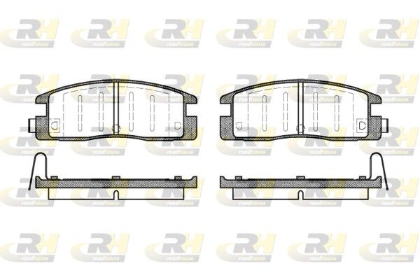 Brake Pad Set, disc brake ISUZU 90-92 esim.