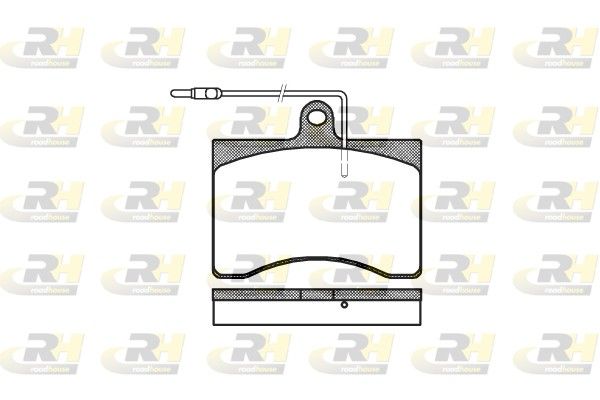 Brake Pad Set, disc brake Citroen C22 esim. 73-91