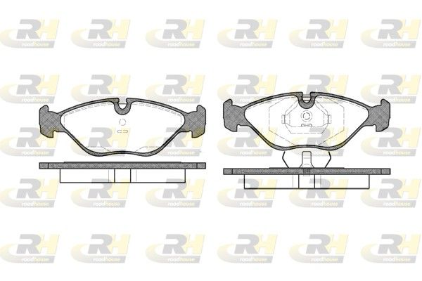 Brake Pad Set, disc brake Saab 900 84-98