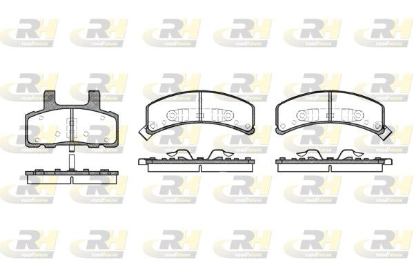 Brake Pad Set, disc brake GMC,Chevrolet Blazer 93- 96 e