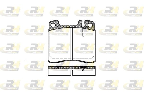 Brake Pad Set, disc brake MB S klass140 91-92 esim.