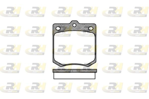 Brake Pad Set, disc brake Mazda B seeria 69-71 esim.