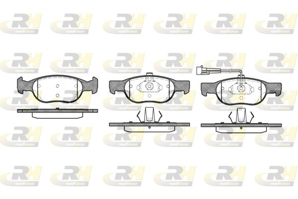 Brake Pad Set, disc brake Fiat BRAVA,MAREA 95-01 esim. Brake Pad Set, disc brake Fiat BRAVA,MAREA 95-01 esim.