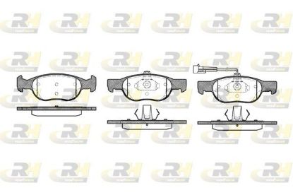 Brake Pad Set, disc brake Fiat BRAVA,MAREA 95-01 esim.