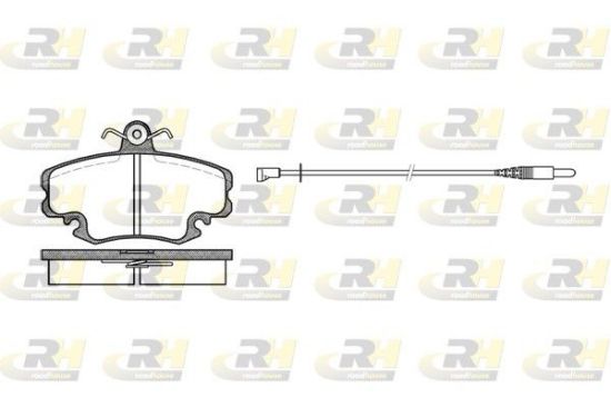 Brake Pad Set, disc brake RENAULT - 41 06 021 92R