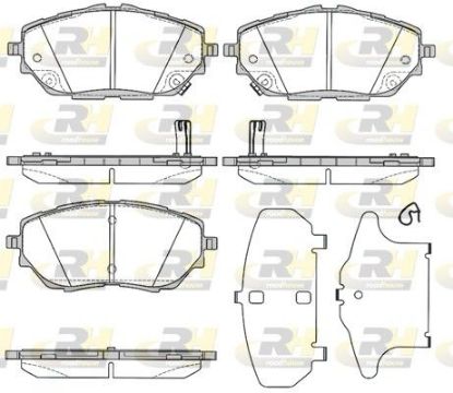 Brake Pad Set, disc brake TOYOTA - 04465-F4020