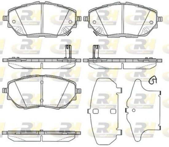 Brake Pad Set, disc brake TOYOTA - 04465-F4020