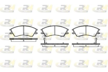 Brake Pad Set, disc brake Subaru JUSTY 89-95 tagum.