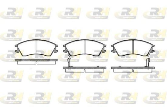 Brake Pad Set, disc brake Subaru JUSTY 89-95 tagum.