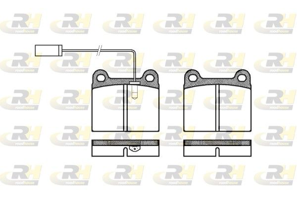 Brake Pad Set, disc brake ALFA 75 89-92 esim.