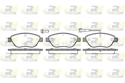 Brake Pad Set, disc brake FIAT - 71754803