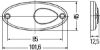 Side Marker Light HYMER 8003712-00 - E17 0202