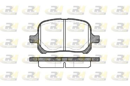 Brake Pad Set, disc brake TOYOTA - 04465-20550