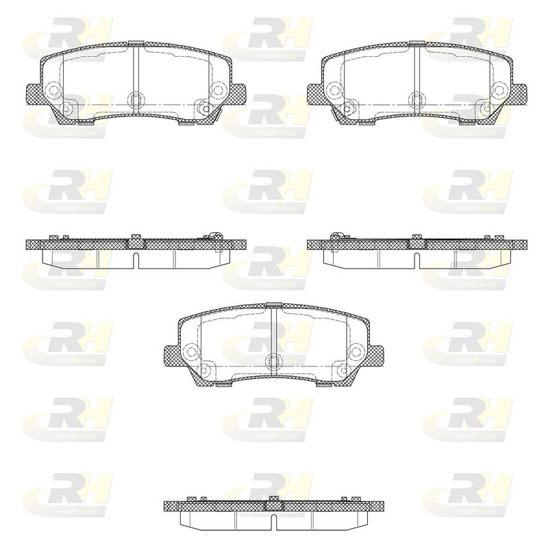 Brake Pad Set, disc brake - Brake Pad Set, disc brake -