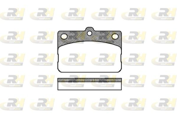 Brake Pad Set, disc brake Toyota COROLLA 72-74 esim.