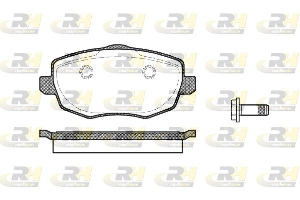 Brake Pad Set, disc brake Lancia Ypsilon 03- esim.