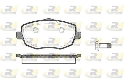 Brake Pad Set, disc brake Lancia Ypsilon 03- esim.