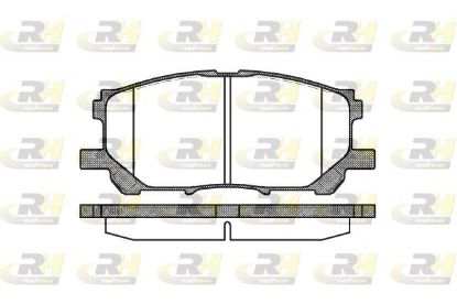 Brake Pad Set, disc brake TOYOTA - 04465-0W070