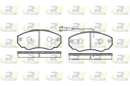 Brake Pad Set, disc brake PSA - 4252.43
