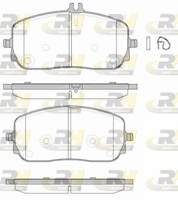 Brake Pad Set, disc brake MERCEDES-BENZ - 000 420 99 02