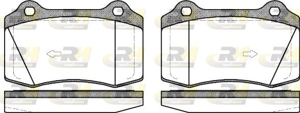 Brake Pad Set, disc brake Focus ST170