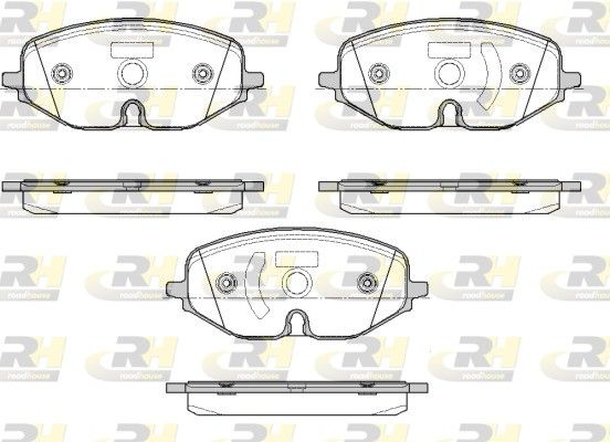 Brake Pad Set, disc brake VAG - 5WA 698 151A