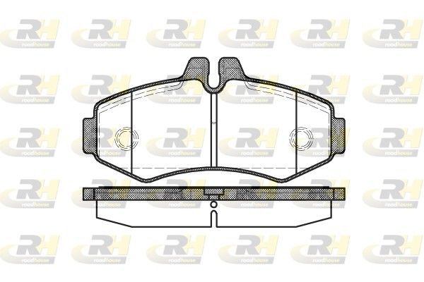 Brake Pad Set, disc brake MERCEDES-BENZ - 638 421 00 10 Brake Pad Set, disc brake MERCEDES-BENZ - 638 421 00 10