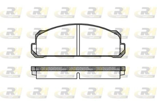 Brake Pad Set, disc brake 100A, KE20