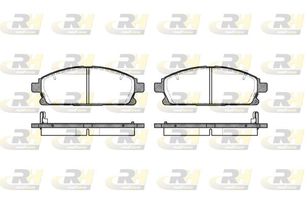 Brake Pad Set, disc brake Nissan X-TRAIL 01- esim