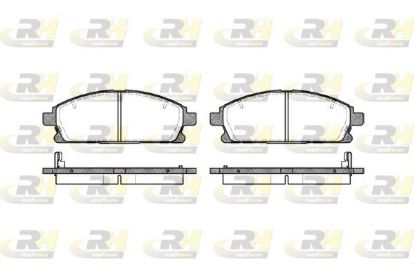 Brake Pad Set, disc brake Nissan X-TRAIL 01- esim Brake Pad Set, disc brake Nissan X-TRAIL 01- esim