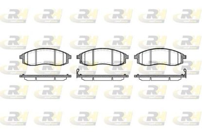 Brake Pad Set, disc brake MitsubishiL200 96- esim.